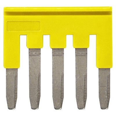 XW5S Short Bar for use with XW5T-S4.0-1.1-1 Feed Through Terminal Block, XW5T-S4.0-1.1-2 Feed Through Terminal Block,