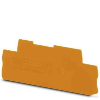 Phoenix Contact D-PTT Series End Cover for Use with DIN Rail Terminal Blocks