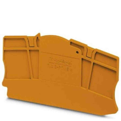 Phoenix Contact D-PTME Series End Cover for Use with DIN Rail Terminal Blocks