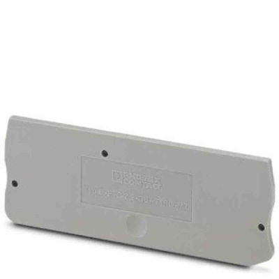 Phoenix Contact D-PTC 2,5 Series End Cover for Use with DIN Rail Terminal Blocks