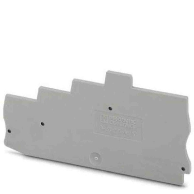 Phoenix Contact D-ST 2,5 Series End Cover for Use with DIN Rail Terminal Blocks
