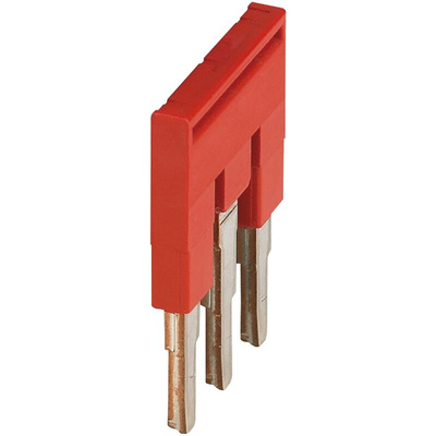 Schneider Electric TRA Series Plug-in Bridge for Use with TRR Spring Terminal, TRV Screw Terminal