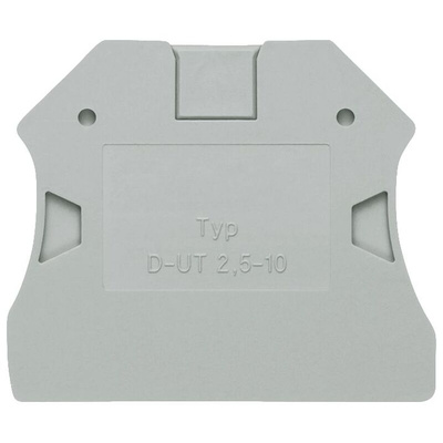 Siemens 8WH9000 Series End Cover for Use with DIN Rail Terminal Blocks
