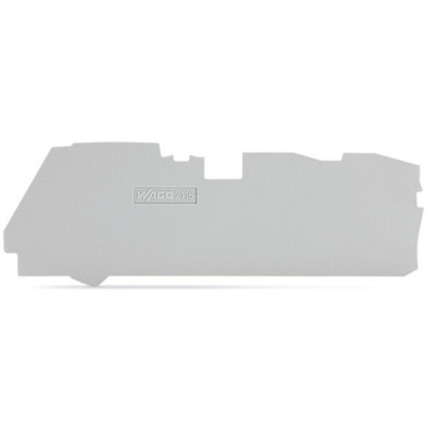 Wago TOPJOB S, 2116 Series End and Intermediate Plate for Use with 2116 Series Terminal Blocks