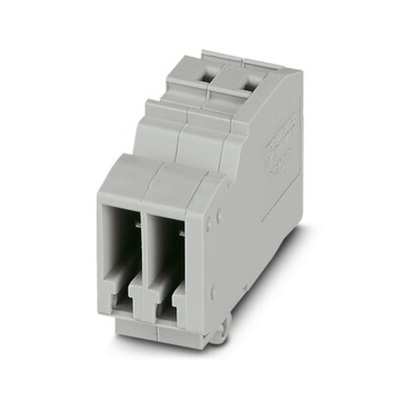 Phoenix Contact SC 2.5-RZ/ 2 Series Combi Receptacle for Use with DIN Rail Terminal Blocks, 24A