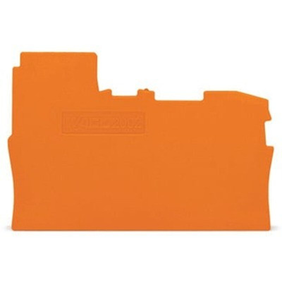 Wago TOPJOB S Series End And Intermediate Plate for Use with DIN Rail Terminal Block