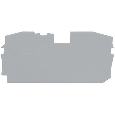 Wago TOPJOB S Series End And Intermediate Plate for Use with DIN Rail Terminal Block