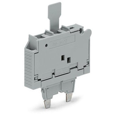 Wago TOPJOB S Series Fuse Plug for Use with DIN Rail Terminal Block, 10A