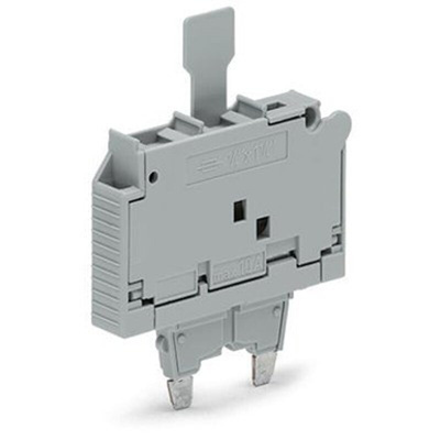 Wago TOPJOB S Series Fuse Plug for Use with DIN Rail Terminal Block, 10A