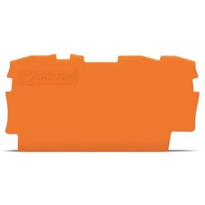 Wago TOPJOB S Series End and Intermediate Plate for Use with DIN Rail Terminal Block