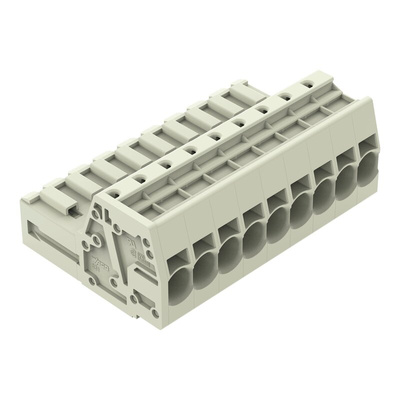 Wago 831 Series Male Connector for Use with Female Connector, 41A, CSA