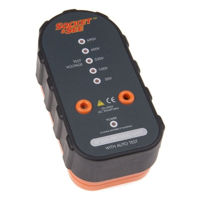 Socket & See VIP150/SP200 Kit Voltage Indicator & Proving Unit Kit 3.5mA 50 → 690V, Kit Contents SP200 Proving