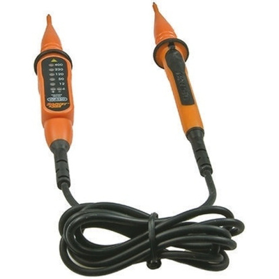 Socket & See VIP150, LED Voltage tester, 400V ac/dc, Mains Powered, CAT IV With RS Calibration
