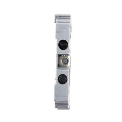 Entrelec SNA Series Grey DIN Rail Terminal Block, 4mm², Single-Level, Screw Termination