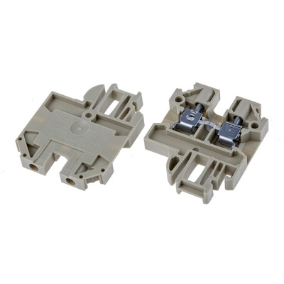 Weidmuller SAK Series Brown Feed Through Terminal Block, 2.5mm², Single-Level, Screw Termination, IECEx