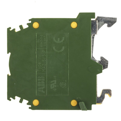 Entrelec SNA Series Green/Yellow Earth Terminal Block, 2.5mm², Single-Level, Screw Termination