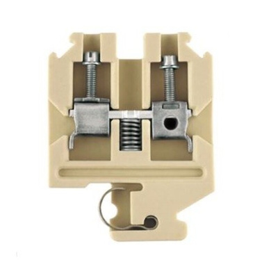 Weidmuller SAKK Series Brown Modular Terminal Block, 4mm², Single-Level, Screw Termination, ATEX, IECEx