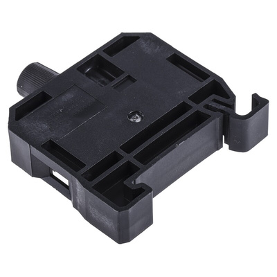RS PRO Black Fused DIN Rail Terminal, 0.5 → 10mm², Screw Termination, Fused