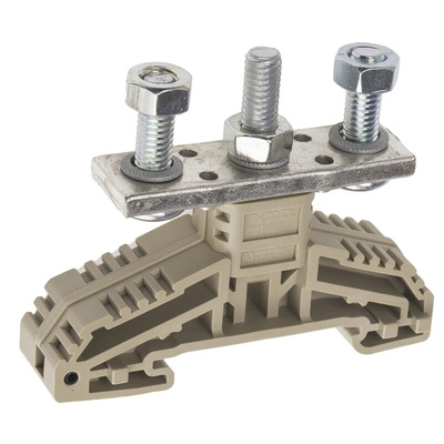 RS PRO Beige Stud Terminal, Single-Level