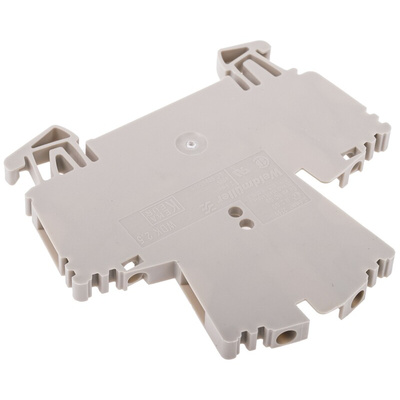 Weidmuller WDK Series Dark Beige Double Level Terminal Block, 2.5mm², Double-Level, Screw Termination