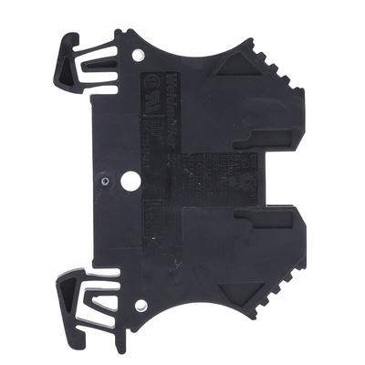 Weidmuller WDU Series Black Feed Through Terminal Block, 2.5mm², Single-Level, Screw Termination, ATEX