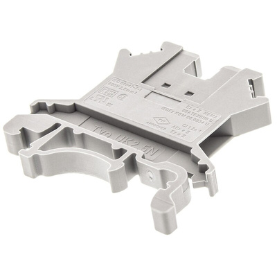 Phoenix Contact UK 2.5 N Series Grey DIN Rail Terminal Block, 0.2 → 2.5mm², Single-Level, Screw Termination, ATEX