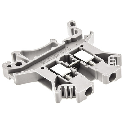 Phoenix Contact UK 2.5 N Series Grey DIN Rail Terminal Block, 0.2 → 2.5mm², Single-Level, Screw Termination, ATEX