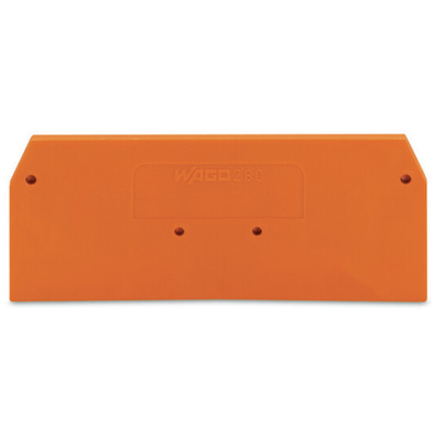 Wago 280 Series End and Intermediate Plate for Use with 280 Series Terminal Blocks