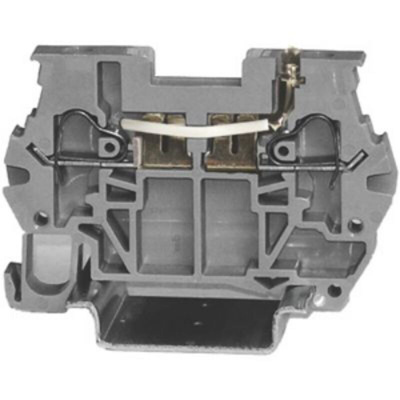 RS PRO Grey Component Terminal Block, 2.5mm², 1-Level, Spring Termination