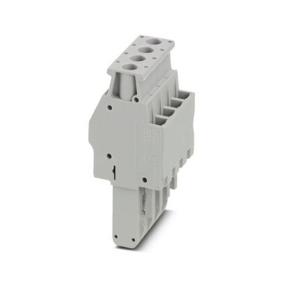 Phoenix Contact UPBV 4/ 4 Series Terminal Plug for Use with Din Rail, 32A