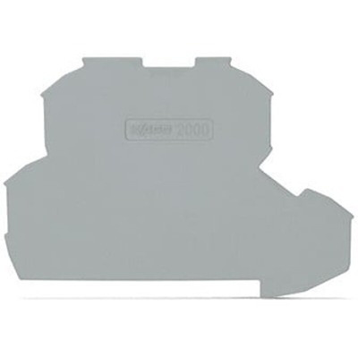 Wago TOPJOB S Series End Plate for Use with DIN Rail Terminal Block