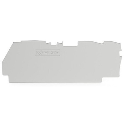Wago TOPJOB S Series End Plate for Use with DIN Rail Terminal Block