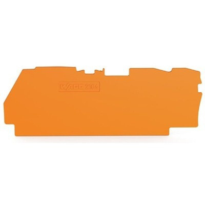 Wago TOPJOB S Series End Plate for Use with DIN Rail Terminal Block