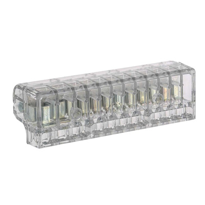 RS PRO Clear Non-Fused DIN Rail Terminal, 16mm², Screw Termination