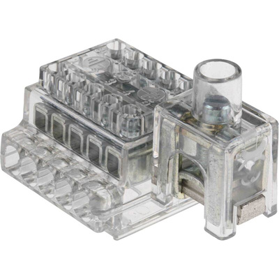 RS PRO Clear Terminal Block, 35mm², Screw Termination