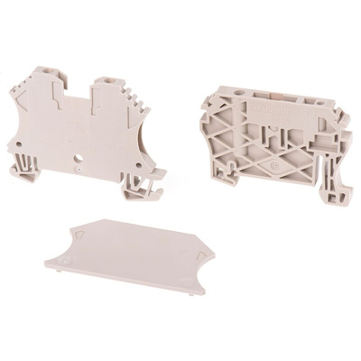 Weidmuller WDU Series DIN Rail Terminal Block, 2.5mm², Screw Termination
