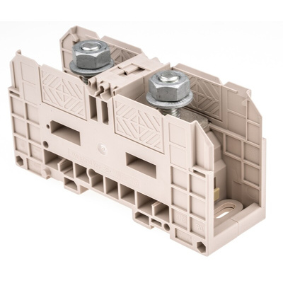 Weidmuller WFF Series Brown Stud Terminal, 120mm², Single-Level, Bolt Termination