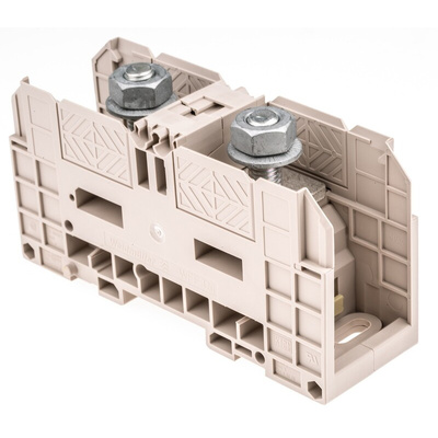 Weidmuller WFF Series Brown Stud Terminal, 120mm², Single-Level, Bolt Termination
