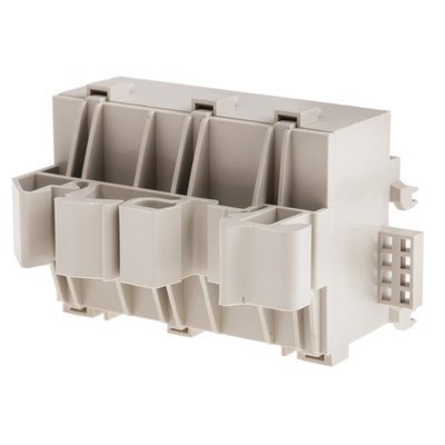 RS PRO Grey Feed Through Terminal Block, 0.5 → 2.5mm², Screw Termination