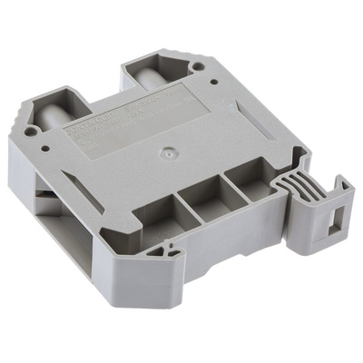 RS PRO Beige Feed Through Terminal Block, Single-Level, Screw Termination