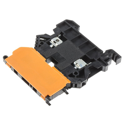 RS PRO Black Disconnect Terminal Block, Single-Level, Screw Termination