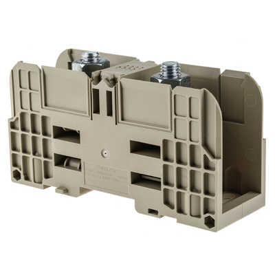 RS PRO Beige Stud Terminal, Double-Level, Bolt Termination