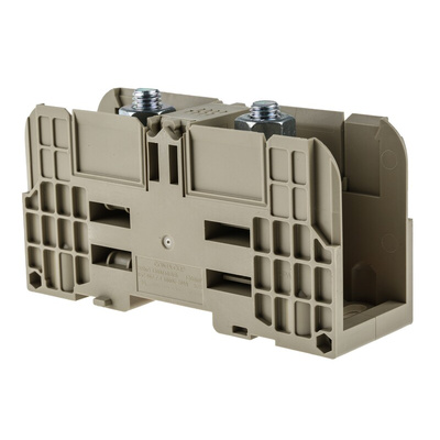 RS PRO Beige Stud Terminal, Double-Level, Bolt Termination