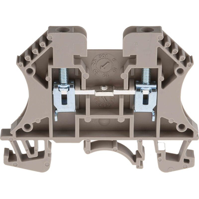 RS PRO DIN Rail Terminal Block, 2.5mm², Single-Level, Screw Termination