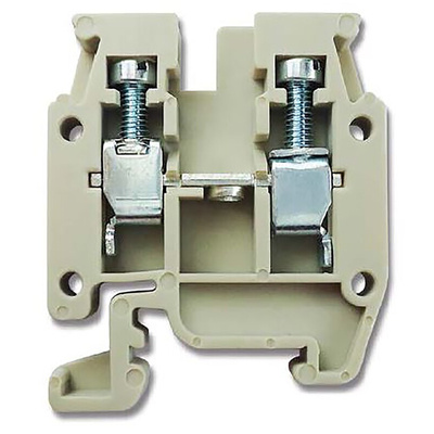 RS PRO DIN Rail Terminal Block, 2.5mm², Single-Level, Screw Termination
