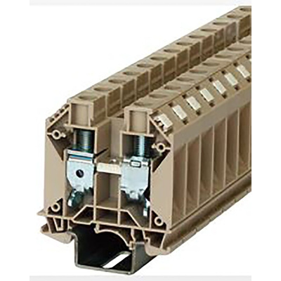 RS PRO DIN Rail Terminal Block, 3.5mm², Single-Level, Screw Termination