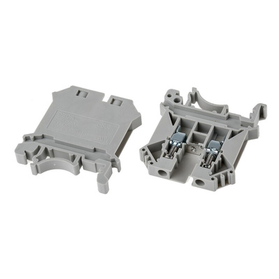 RS PRO DIN Rail Terminal Block, 4mm², Single-Level, Screw Termination