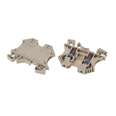 RS PRO DIN Rail Terminal Block, 4mm², Single-Level, Screw Termination
