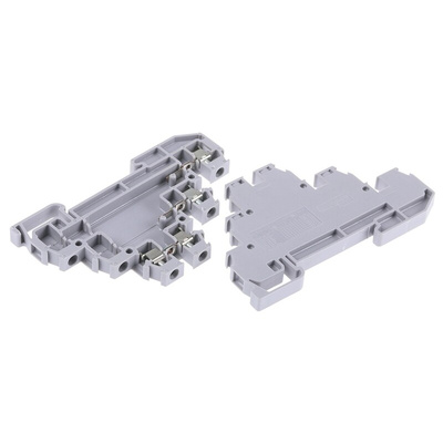 Entrelec SNA Series Grey DIN Rail Terminal Block, 2.5mm², Triple-Level, Screw Termination