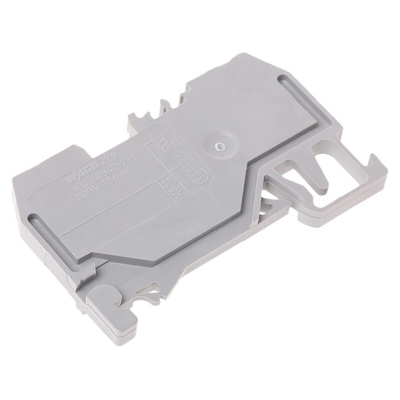 Wago 279 Series Grey Feed Through Terminal Block, 1.5mm², Single-Level, Cage Clamp Termination